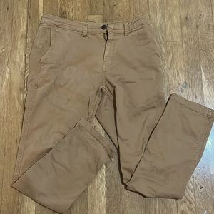 Mens Tan Casual Dress Pants